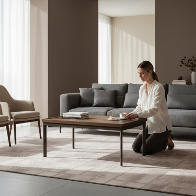 Table basse Mobilier de luxe Design de meubles Salon Ameublement Table neuve