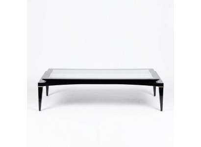 Table basse noire Salon de luxe Meubles de design Table basse Table nouvelle