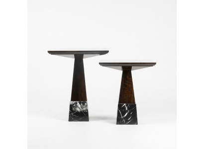 Brun 2x Table d'appoint Ensemble de salon Table basse complète Table basse