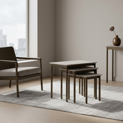Design de meubles gris Table d'appoint Mobilier moderne Table basse nouvelle Table basse
