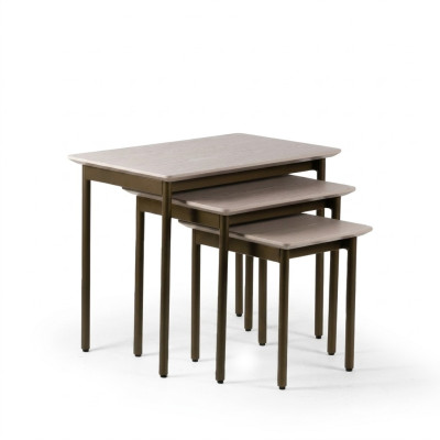 Design de meubles gris Table d'appoint Mobilier moderne Table basse nouvelle Table basse