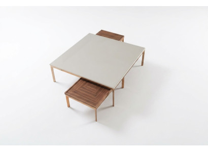 Ensemble de salon complet 3 pièces Moderne table basse nouvelle avec 2 tables d'appoint