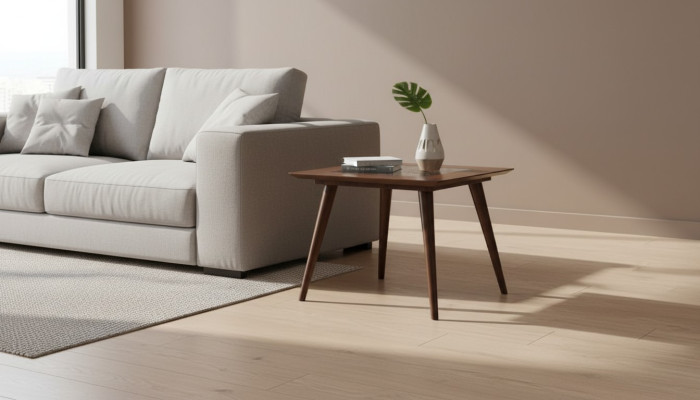 Table basse en bois Design de salon Mobilier moderne Table d'appoint de luxe