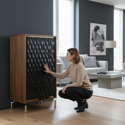 Chambre Moderne Commode en bois Armoire commode Ameublement