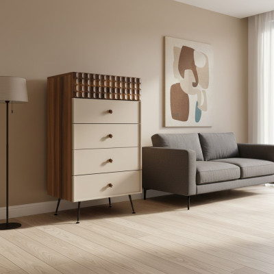 Mobilier en bois Commode de chambre Nouvelle commode Mobilier