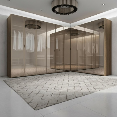 Meuble d'angle Design Armoire Chambre de Luxe Mobilier d'angle