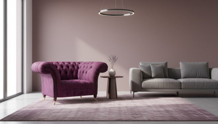 Fauteuil de luxe ameublement salon neuf siège canapé Chesterfield.