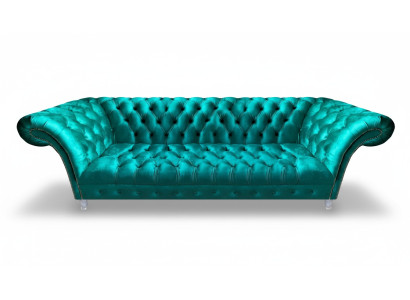 Canapé Chesterfield Luxus moderne trois places Salon design neuf