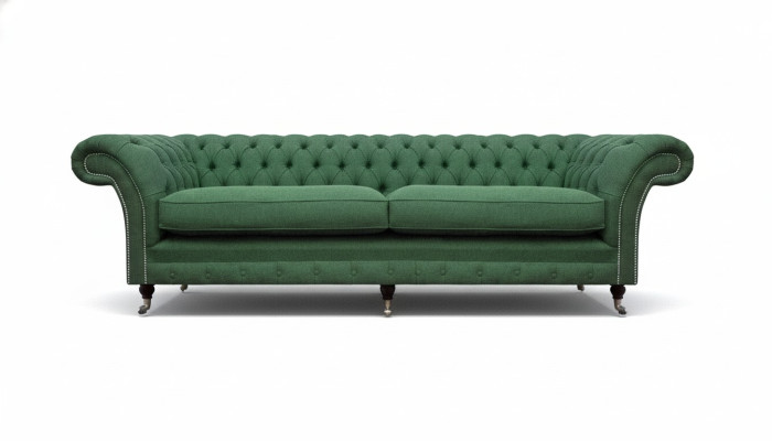 Chesterfield vert canapé deux places salon luxueux canapé deux places mobilier