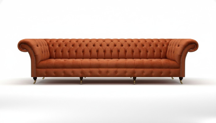 Chesterfield canapé brun canapé designer sofas de salon capitonné meubles