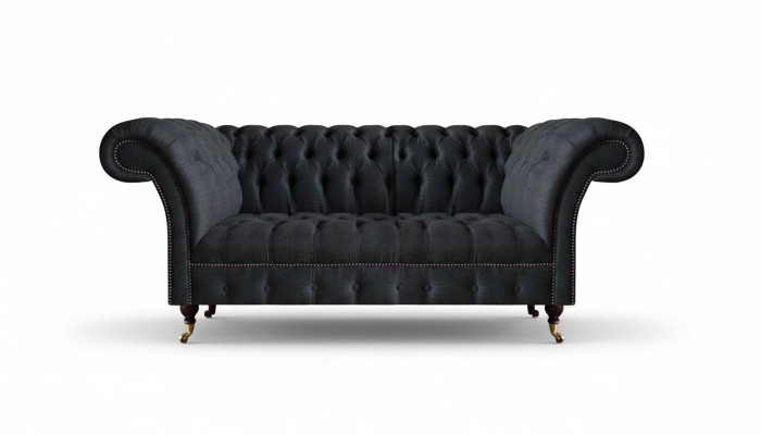 Chesterfield Canapé Noir Designer Sofas Modernes Canapés