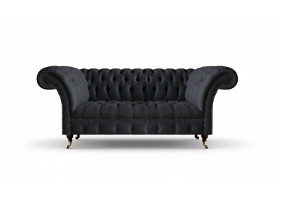 Chesterfield Canapé Noir Designer Sofas Modernes Canapés