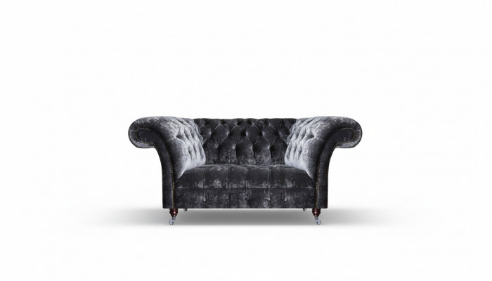 Canapé en velours Chesterfield Designer deux places Canapés en tissu Canapés rembourrés