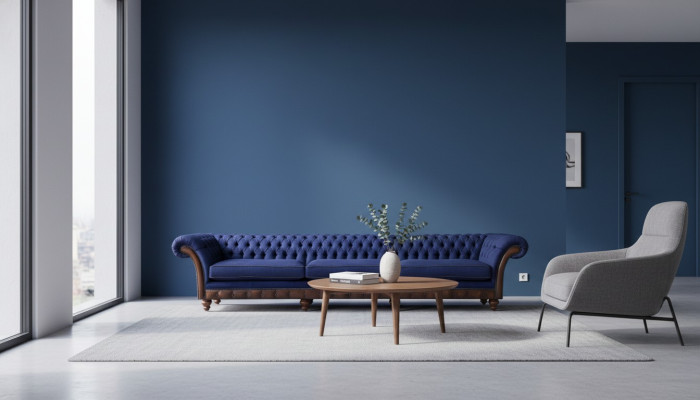 Chesterfield luxueux canapé trois places moderne canapé en tissu meubles.