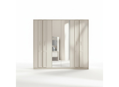 Armoire de luxe pour chambre en bois au design moderne