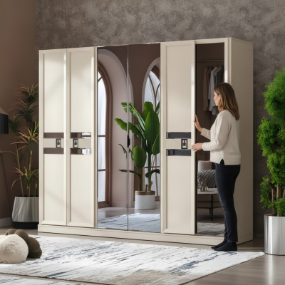 Armoire de luxe au design pour chambre