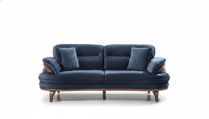 Canapé moderne trois places avec design de meubles rembourrés pour salon
