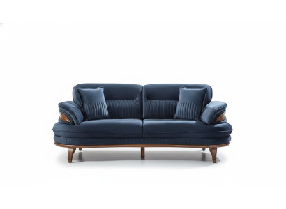 Canapé moderne trois places avec design de meubles rembourrés pour salon
