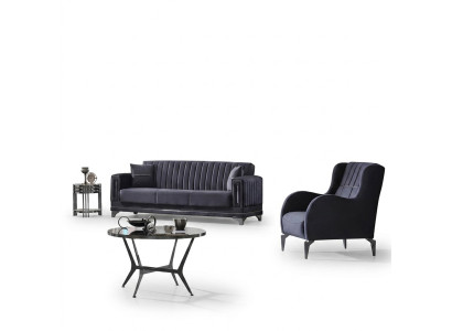 Ensemble de canapés de 2 pièces Canapé 3 places Fauteuil Ensemble Moderne