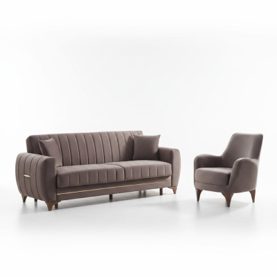 Canapé 3 places Design Fauteuil Salon Meubles rembourrés Modernes