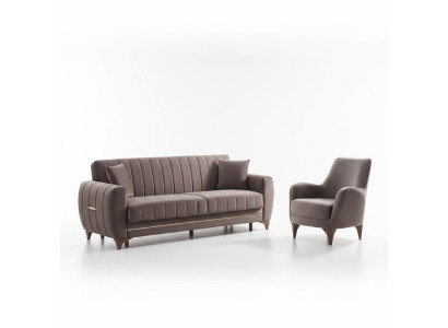 Canapé 3 places Design Fauteuil Salon Meubles rembourrés Modernes
