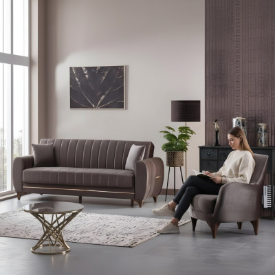 Fauteuil design moderne de luxe pour salon