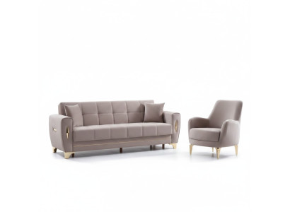 Canapé design de luxe set 3+1 places pour salon
