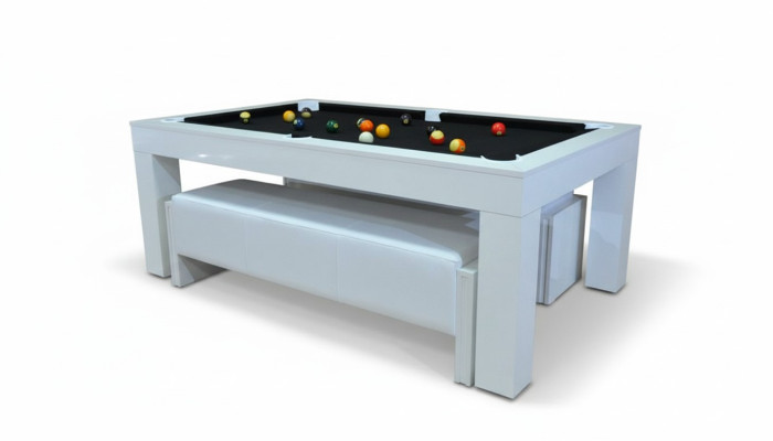 Table de billard Table à manger 2 en 1 Table multifonctionnelle Salle à manger Tables de billard
