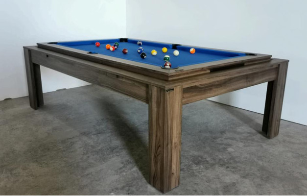 Table à manger 3 en 1 Table de billard Table de ping-pong Table à manger 7ft
