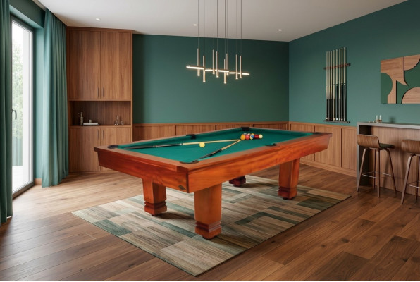 Table de billard combinée table à manger table multifonctionnelle table à manger et jeu