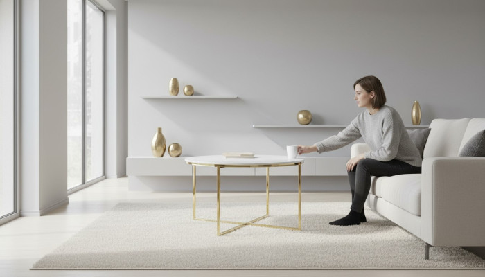 Table basse nouvelle table d'appoint luxueuse table dans le style moderne dans le salon