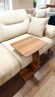 Table d'appoint rectangulaire de luxe en MDF marron pour salon nouveau