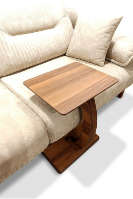Table d'appoint rectangulaire de luxe en MDF marron pour salon nouveau