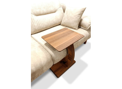 Table d'appoint rectangulaire de luxe en MDF marron pour salon nouveau