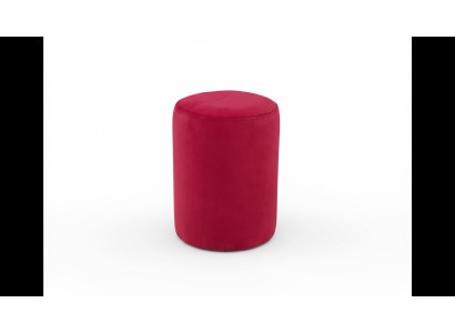 Tabouret rose rembourré de tissu cadre en panneaux de particules MDF tabouret de luxe nouveau