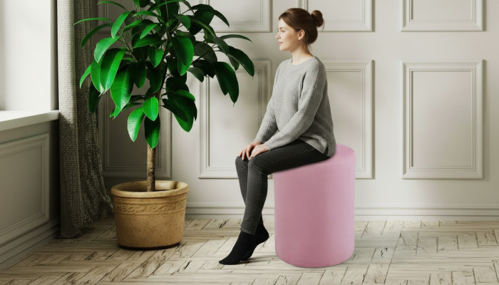 Tabouret rose Tabouret luxueux style moderne nouveau Siège Salon