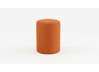 Tabouret orange en textile de haute qualité en panneau de particules