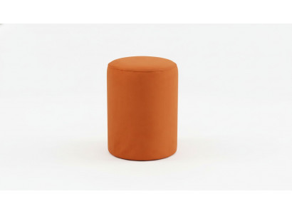 Tabouret orange en textile de haute qualité en panneau de particules