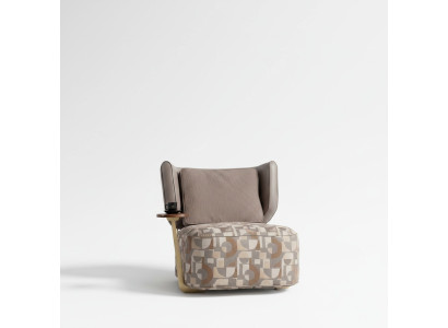 Fauteuil rembourré coloré Salon Fauteuil de designer Relaxation Solo Neuf