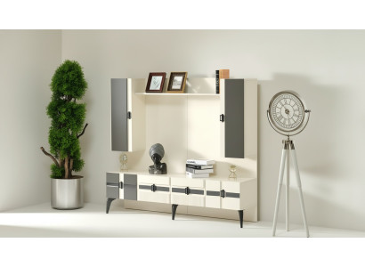 Meubles en bois pour salon design de luxe