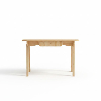 Bureau beige Bureau d'ordinateur de designer Mobilier de bureau robuste luxueux