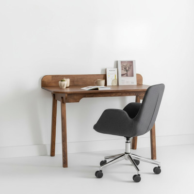 Table en bois brun Bureaux luxueux Tables de rangement en bois de designer