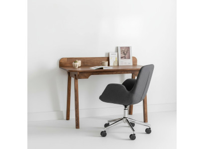 Table en bois brun Bureaux luxueux Tables de rangement en bois de designer