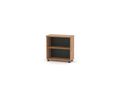 Armoire à dossiers avec étagère amovible, bureau, marron, uni, style moderne.