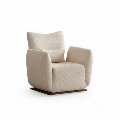 Fauteuil design lounge club rembourré de luxe