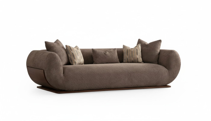 Canapé 3 places en tissu, canapé de luxe pour salon, meubles modernes neufs