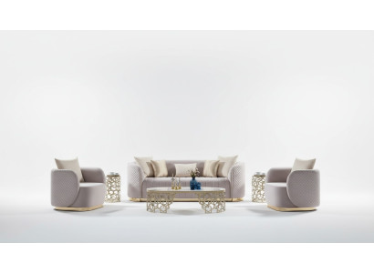 Canapé 3 places en tissu beige design canapé moderne