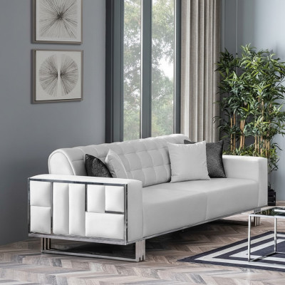 Canapé 3 places design canapés rembourrés assise design trois places moderne tissu meubles nouveau