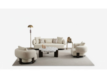 Canapé 2x ensemble 3 places fauteuil blanc design moderne ensemble canapé