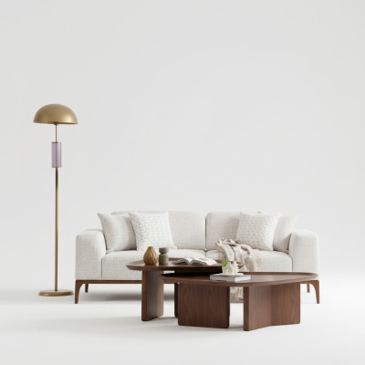 Canapé de luxe design pour 3 personnes, canapés rembourrés modernes, nouveaux meubles